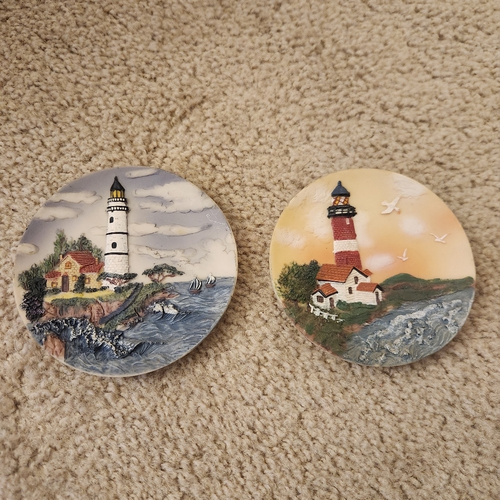 Lighthouse Themed Decorative Coasters